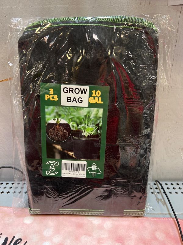 Photo 2 of 10 Gallon Black Grow Bags 3 Piece