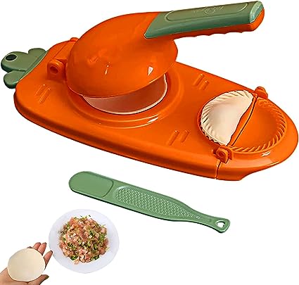 Photo 1 of 2 In 1 Dumpling Maker,Manual Dumpling Maker Mould,Baking Pastry Manual Artifact for Pressing Dumpling Skin Wrapper Mould Dough Press Maker(Orange)
Brand: SENYULU