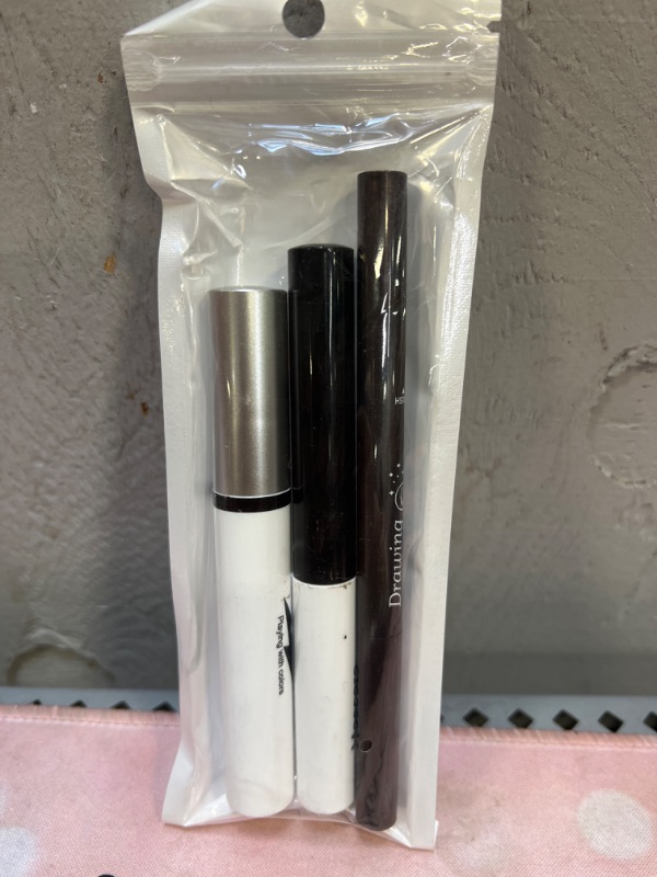 Photo 2 of 3 Different Mascara, With Drawing Eyebrow Pencill,Waterproof Smudge-Proof, All Day Exquisitely Long,Natural Looking Brows (Brown/Black)