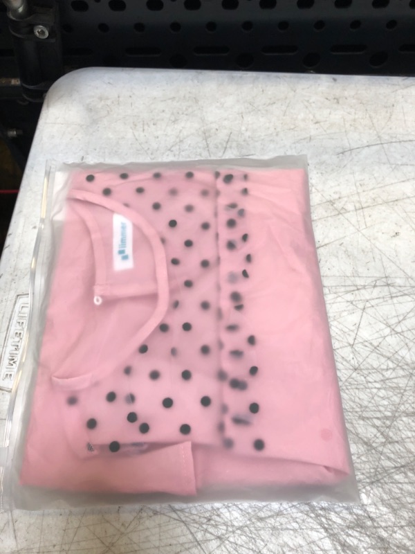 Photo 2 of IIMMER Girls Summer Mesh Puff Sleeve Polka Dots Trendy Shirt 11-12 Years
