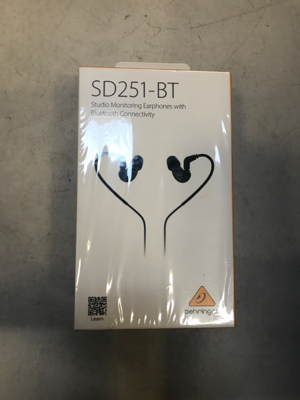 Photo 2 of Behringer SD251-BT Studio Monitoring Earphones - Black