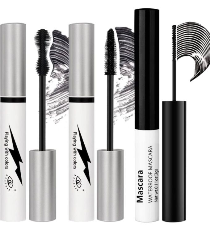 Photo 1 of 3 Different Classic Everyday Mascaras, Volume and Length,Long Lasting,Waterproof?[3-in-1] Mascara *3; Black 3 PACK 