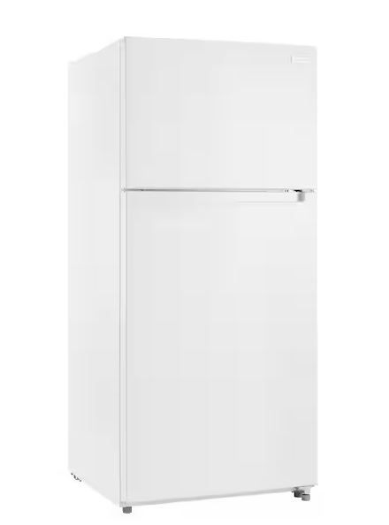 Photo 1 of 18 cu. ft. Top Freezer Refrigerator DOE in White
