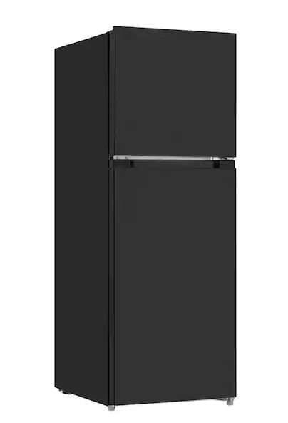 Photo 1 of 10.1 cu. ft. Top Freezer Refrigerator in Black
