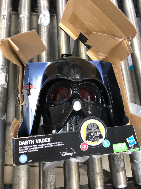 Photo 2 of  STAR WARS Boys Darth Vader Mask, Kids Halloween Costume Helmet Accessory, Child - Officially Licensed Standard