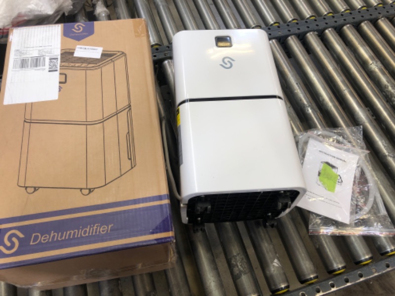 Photo 2 of 1500 Sq. Ft Dehumidifier for Large Room and Basements, HUMILABS 22 Pints Dehumidifiers with Auto or Manual Drainage, 0.528 Gallon Water Tank with Drain Hose, Intelligent Humidity Control, Auto Defrost, Dry Clothes, 24HR Timer 1500 sq.ft