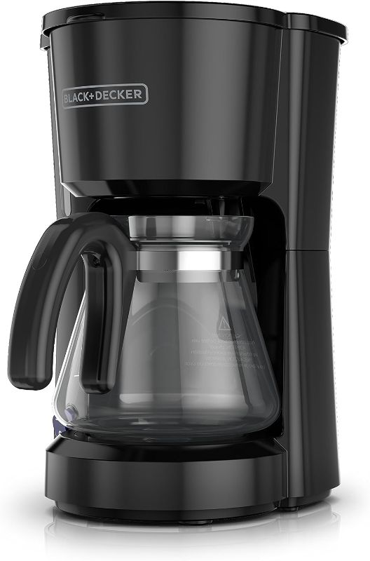 Photo 1 of BLACK+DECKER 5-Cup Coffeemaker, Black, CM0700BZ
