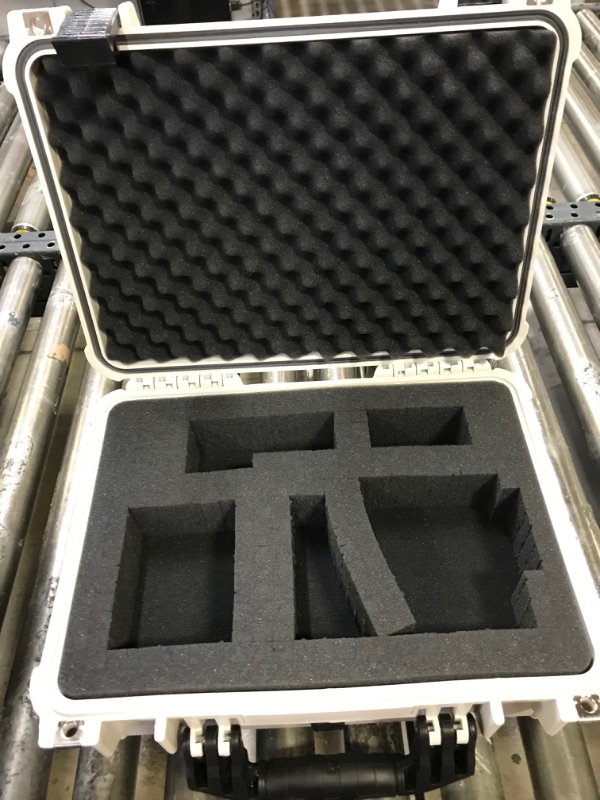 Photo 3 of Eylar Standard 16" Gear, Equipment, Hard Camera Case Waterproof with Foam TSA Standards (White)