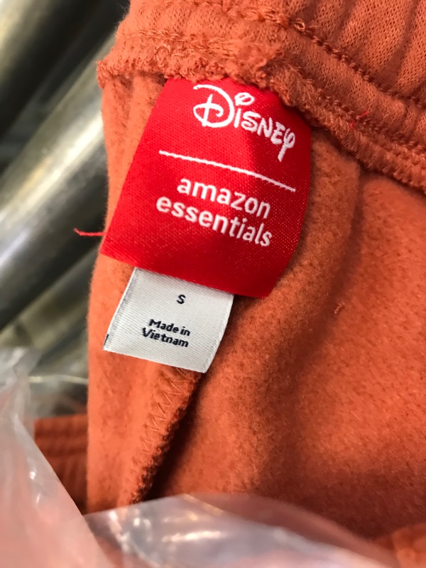 Photo 2 of Amazon Essentials Disney | Marvel | Star Wars Men's Fleece Sweatpant (Available in Big & Tall) SMALL Coral Orange Mickey