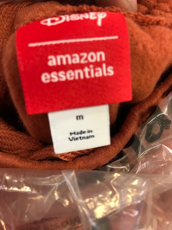Photo 3 of Amazon Essentials Disney | Marvel | Star Wars Men's Fleece Sweatpant (Available in Big & Tall) Medium Coral Orange Mickey