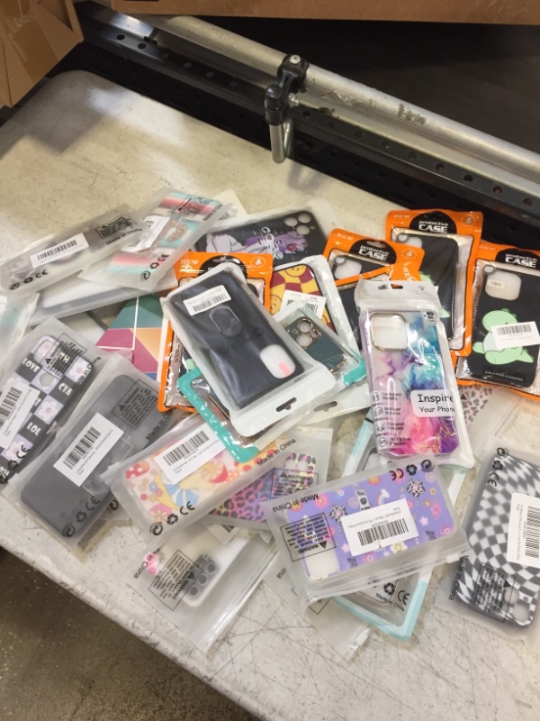 Photo 1 of Bag Lot 20+ Phone Cases Iphone and Android