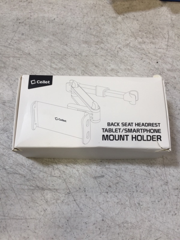 Photo 1 of Universal Tablet and Phone Holder Stand for Car - Adjustable Backseat Headrest Mount for iPhone iPad Pro Air Mini Android Galaxy Tabs and More
