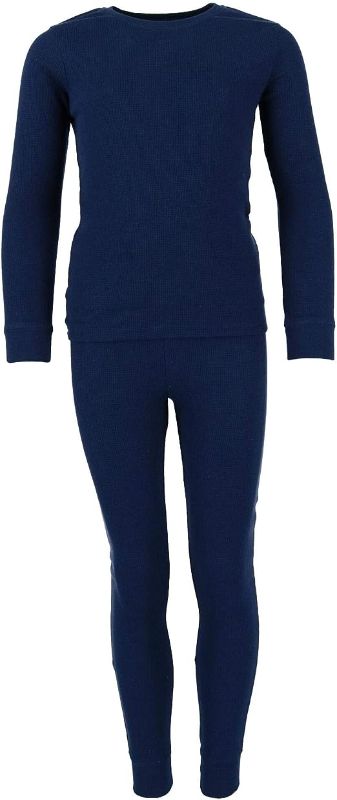 Photo 1 of Boys Only Kid's Waffle Thermal Long Underwear 2-Piece Set 2T
