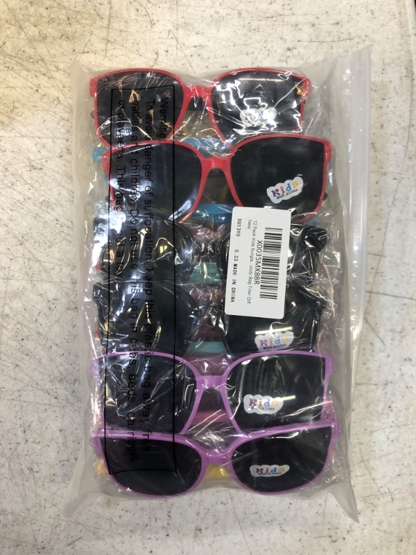 Photo 2 of 12 PACK INNOCHEER Party Sunglasses for Kids Eyewear Sunglasses for Boys, Girls - Great Gift for Party Favors, Birthday Party and Outdoor Activity
