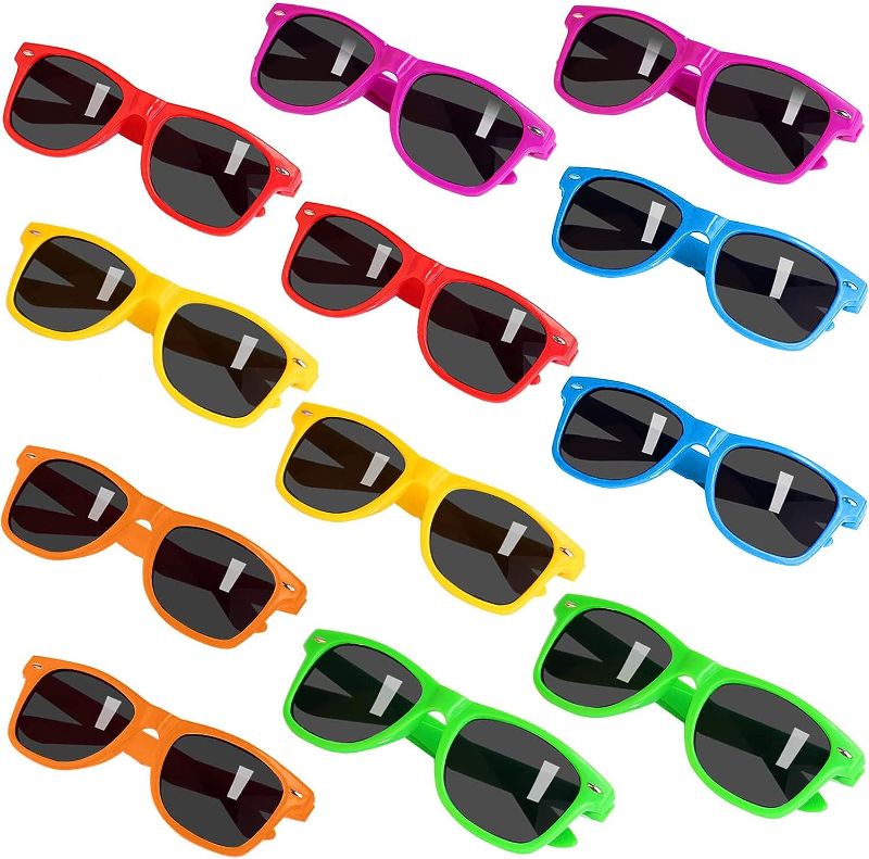 Photo 1 of 12 PACK INNOCHEER Party Sunglasses for Kids Eyewear Sunglasses for Boys, Girls - Great Gift for Party Favors, Birthday Party and Outdoor Activity
