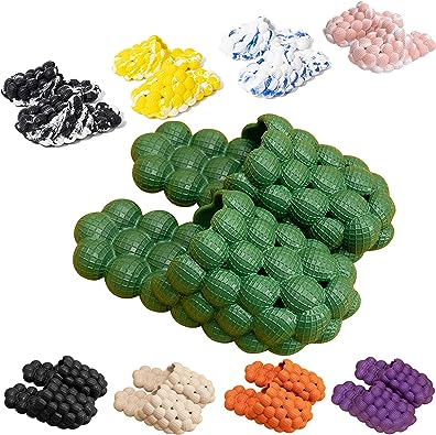 Photo 1 of Bubble Slides, Bubble Slippers, Bubble Slide Funny Massage Slippers, Bubble Slippers for Women, Non-slip Spa Slippers, Bubble Sandals, Bubble Slides for men, Soft Pillow Stress Relief Slide, Unisex Size: 11.5-12.5 Women/10-11 Men