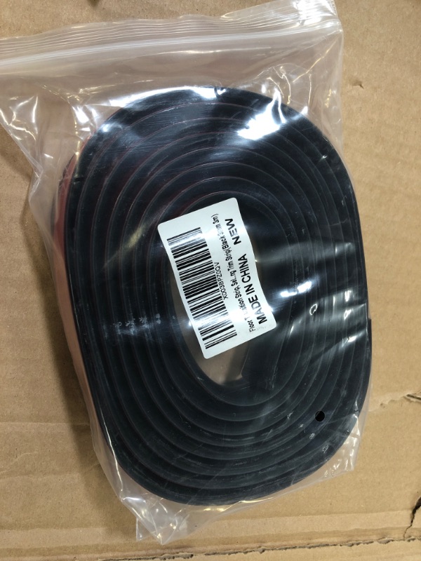 Photo 2 of 10 Ft PVC Floor Transition Strip, Self Adhesive Carpet to Tile Transtion Strip, Carpet & Floor Edging Trim Suitable for Threshold Height Less Than 3 mm/0.12 Inch (Black) 10 Ft 3 mm/0.12 Inch Black 1