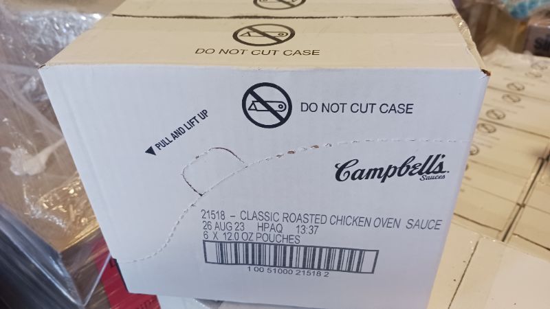 Photo 1 of 6pcs--exp date 08/26/2023----Campbell's Cooking Sauces, Classic Roasted Chicken Sauce, 12 Oz Pouch