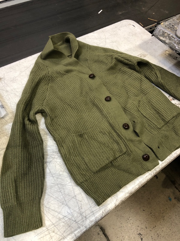 Photo 1 of BOYS CARDIGAN 
POSSIBLY SIZE 8-9 YOLD