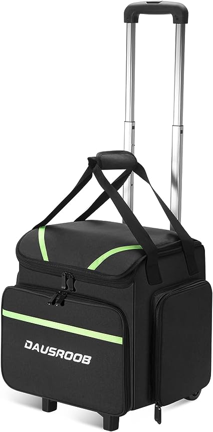 Photo 1 of 
Roll over image to zoom in
DAUSROOB Rolling Cooler Bag 48 CAN Insulated Cooler with Wheels Collapsible with All-Terrain Wheels Soft Portable Leak-Proof Trolley with Extendable Handle for Camping, Hiking, BBQ, Summer (Green)