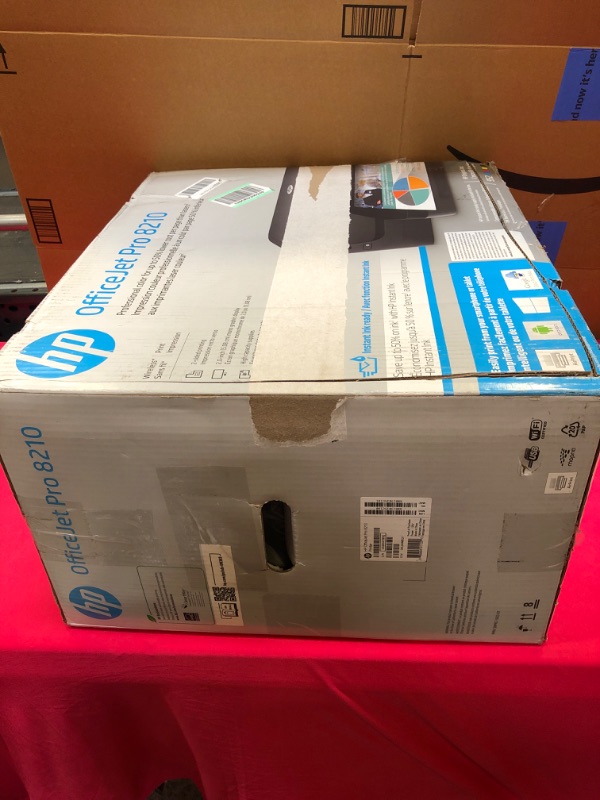 Photo 3 of HP OfficeJet Pro 8210 Wireless Color Printer (D9L64A) with and Instant Ink $5 Prepaid Code Printer + Instant Ink