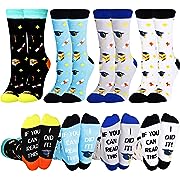 Photo 1 of 4 Pairs Novelty Graduation Socks If You Can Read This I Did It Socks Graduates Casual Crew Funny Gifts for Women Men