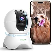 Photo 1 of ACCULENZ 5MP HD Pet Camera Indoor 2.5K, 2.4GHz WiFi Camera for Home Security 360° Pan Tilt with AI Human Detection, Baby Monitor with Sound Detection******Factory Sealed