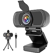 Photo 1 of GoHZQ 1080p Webcam with Microphone,Wide Angle Web Camera with Privacy Cover,USB External Camera for Computer Monitor Laptop Desktop PC Mac