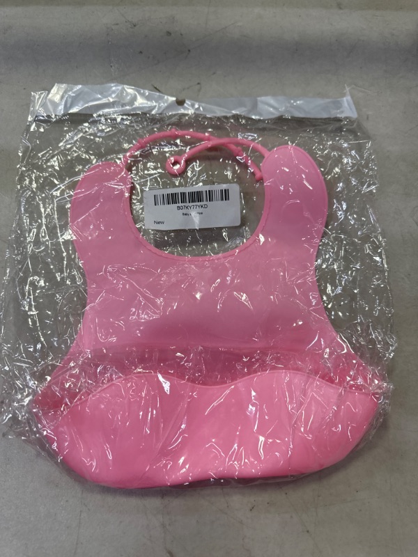 Photo 2 of Dreamslink Baby Drool Bibs for Drooling and Teething, Pink