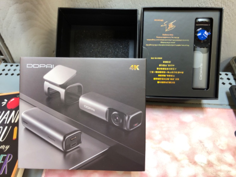 Photo 1 of DDPAI Dash Cam 4k, 5G WiFi&GPS Dash Camera for Cars with 64G EMMC, Sony IMX415, 2160P UHD 30fps Dashcam with APP, Night Vision, WDR, 24H Parking Mode, G-Sensor