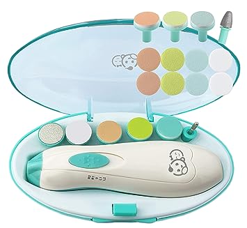 Photo 1 of Baby Nail Clippers 20 in 1 by Royal Angels | Safe Electric Baby Nail Trimmer, Baby Nail File Kit, Additional Replacement Heads, Newborn Toddler Toes and Fingernails, Trim and Polish (Green)