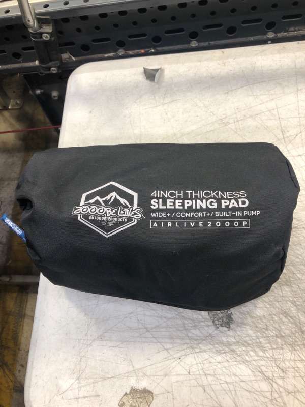 Photo 1 of 4 inch thick sleeping pad  With built-in air pump