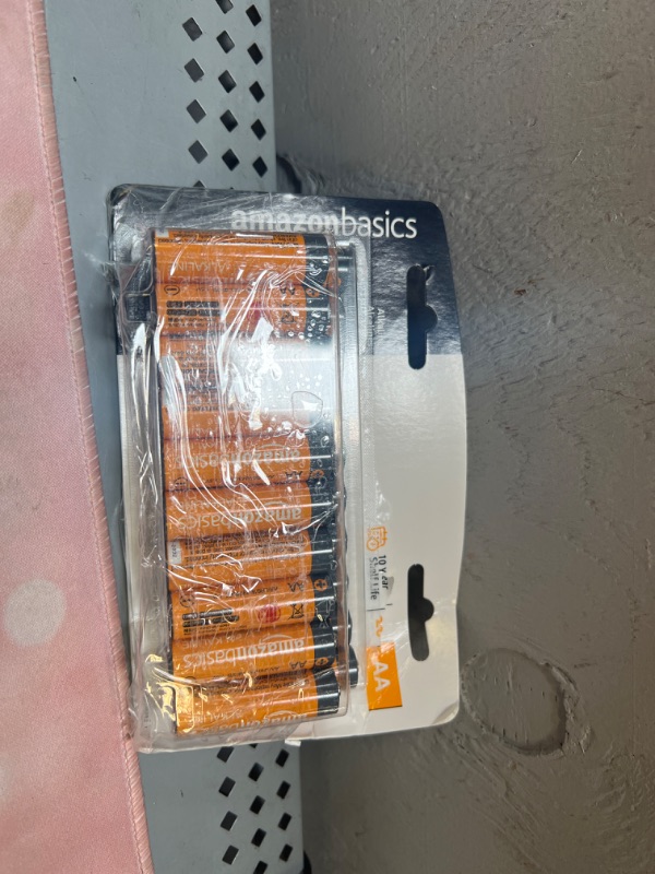 Photo 1 of Amazon Basics 20 Pack AA Alkaline Batteries - Blister Packaging 20 Count (Pack of 1)