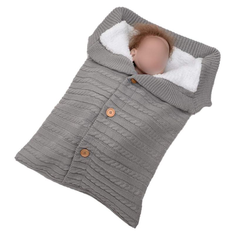 Photo 1 of 
Meijunter Stroller Sleeping Bag Baby Knit Soft Swaddle Blanket Fleece Footmuff
Color:Gray