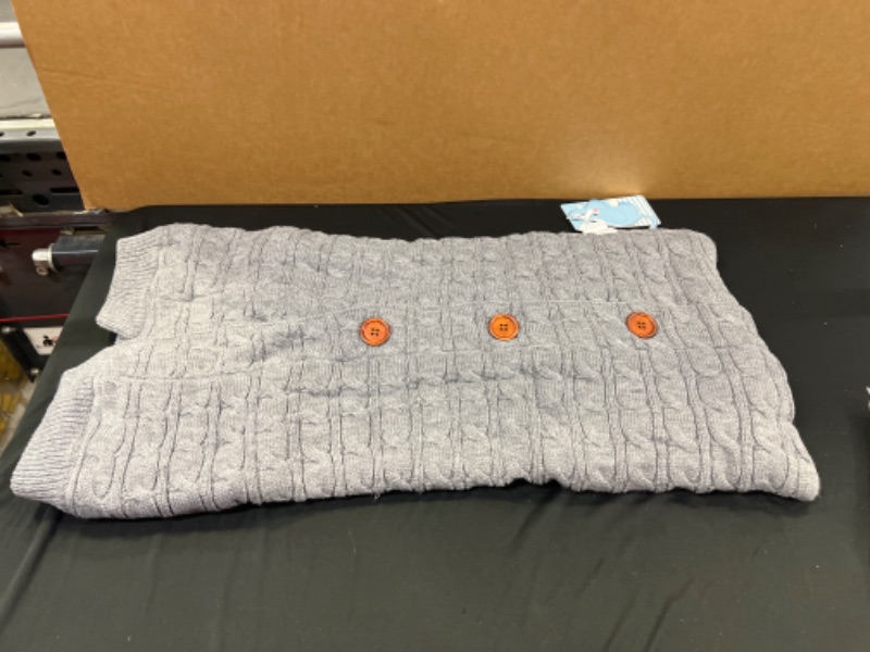 Photo 2 of 
Meijunter Stroller Sleeping Bag Baby Knit Soft Swaddle Blanket Fleece Footmuff
Color:Gray