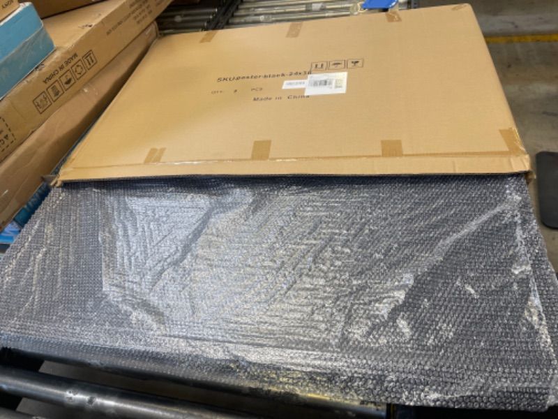 Photo 1 of 2-PIECE 24" X 36" PICTURE FRAME, BLACK