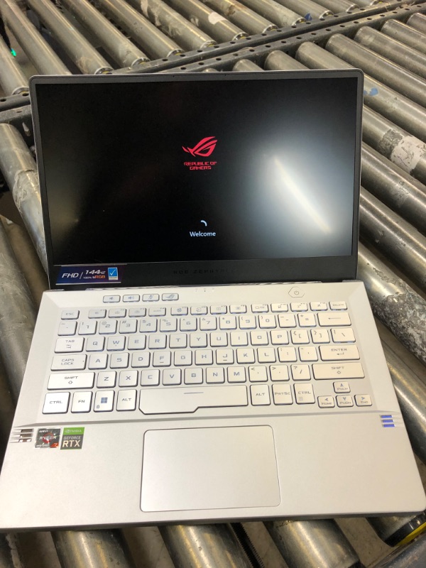 Photo 2 of Asus 2022 ASUS ROG Zephyrus 14'' Flagship Gaming Laptop, AMD Ryzen 7 5800HS(8 Cores), GeForce RTX 3060 6GB GDDR6, 144Hz 100% sRGB Pantone, Backlit Keyboard, White (16GB RAM | 512GB PCIe SSD)