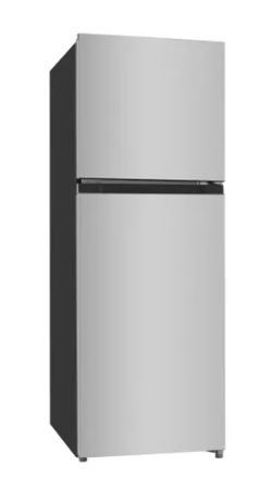 Photo 1 of 10.1 cu. ft. Top Freezer Refrigerator in Stainless Steel Look
