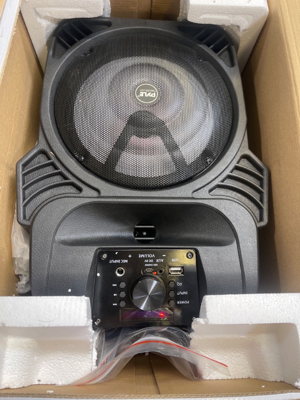 Photo 2 of 400W Portable Bluetooth PA Loudspeaker - 8” Subwoofer System, 4 Ohm/55-20kHz 