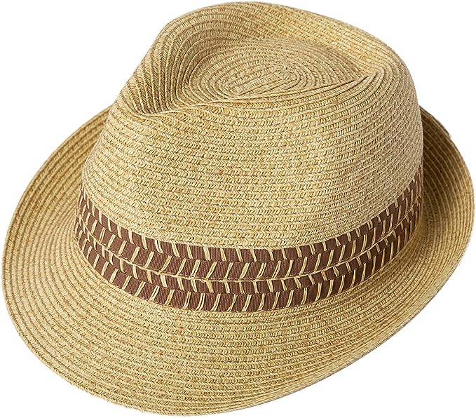 Photo 1 of Comhats      size   med   Summer Straw Sun Hats Fedoras Panama Trilby Dress Derby Packable Mens