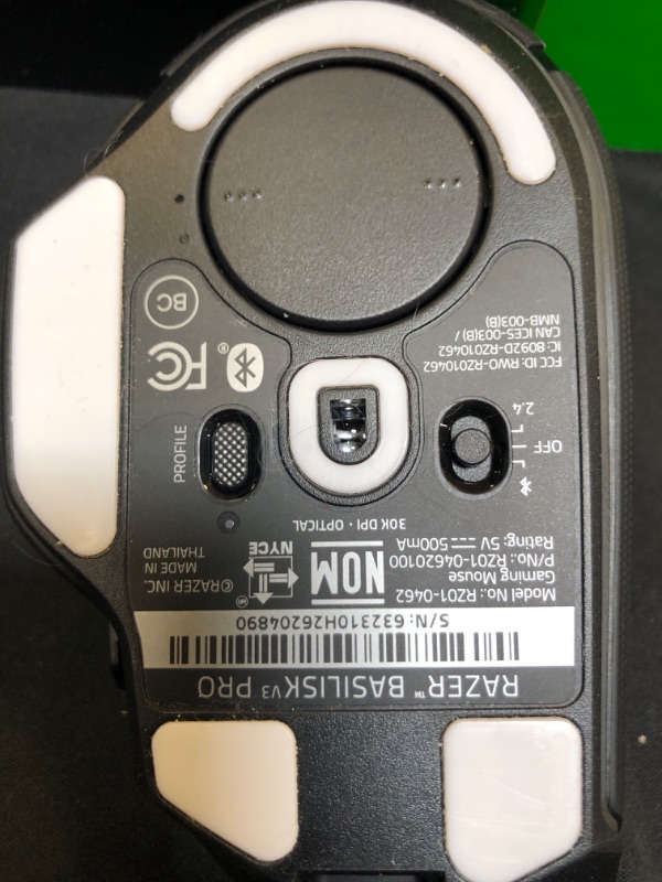 Photo 1 of Razer Basilisk V3 Pro Customizable Wireless Gaming Mouse: Fast Optical Switches Gen-3 - HyperScroll Tilt Wheel - Chroma RGB - 11 Programmable Buttons - Focus Pro 30K Optical Sensor - Classic Black Classic Black Mouse