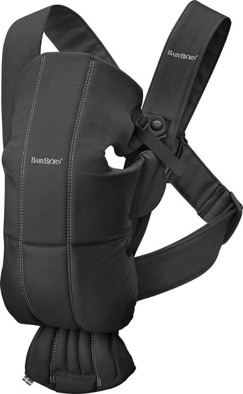 Photo 1 of 
BabyBjörn Baby Carrier Mini, Cotton, Black