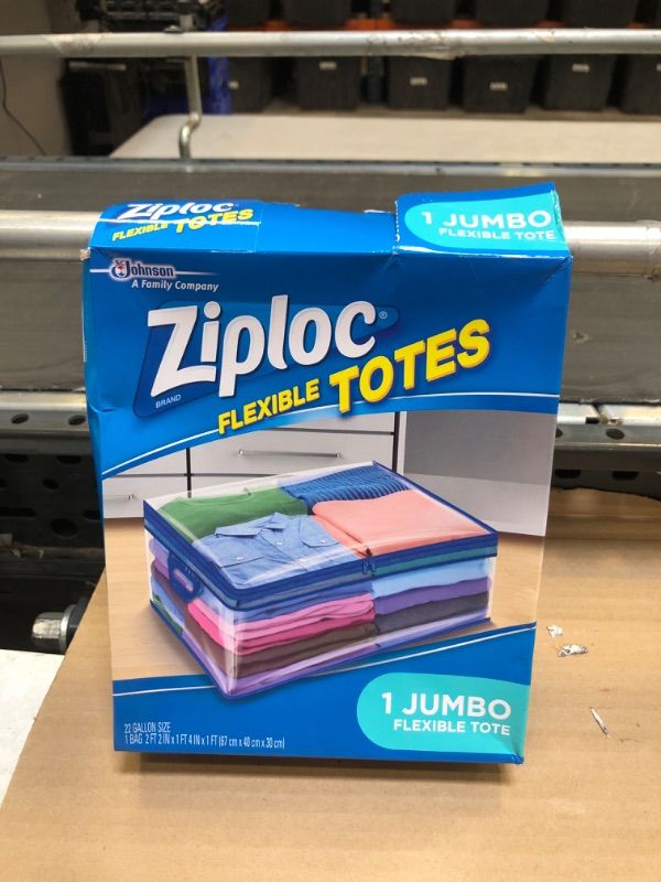Photo 2 of Ziploc Flexible Totes Jumbo Storage Bag
