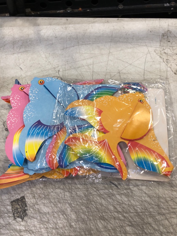 Photo 2 of 
90shine 12PCS Tropical Fish Party Decorations Supplies- Under-The-sea/Mermaid/Luau/Hawaiian/Kids Birthday