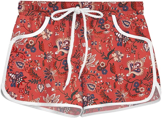 Photo 1 of BesserBay Girl's Summer Adorable Beach Boardshorts Drawstring Swim Trunk 3-14 Years
