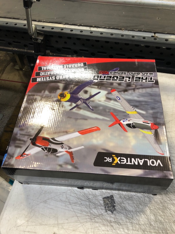 Photo 3 of Devsolution VOLANTEXRC RC Airplane 4CH 2.4GHz Remote Controlled Plane Sport Cub 500 Parkflyer with Aileron Xpilot Stabilization System One-Key U-Turn Ready to Fly 2 Batteries for Beginners Red