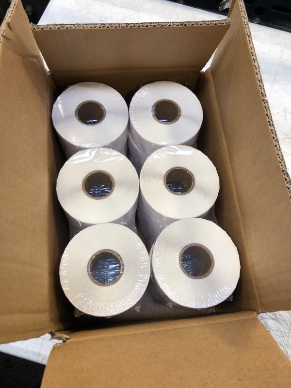 Photo 2 of Printholic Compatible Direct Thermal Labels Replacement for DYMO 30252 (1-1/8" x 3-1/2") 24 Rolls Return Address & Barcode Labels - Use with Labelwriter 450, 450 Turbo, 4XL Printers - 350 Labels/Roll
