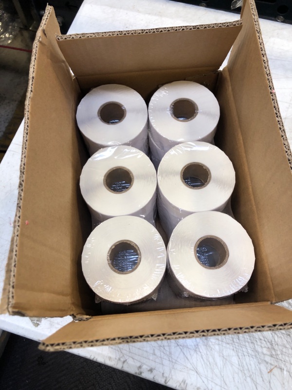 Photo 2 of Printholic Compatible Direct Thermal Labels Replacement for DYMO 30252 (1-1/8" x 3-1/2") 24 Rolls Return Address & Barcode Labels - Use with Labelwriter 450, 450 Turbo, 4XL Printers - 350 Labels/Roll

