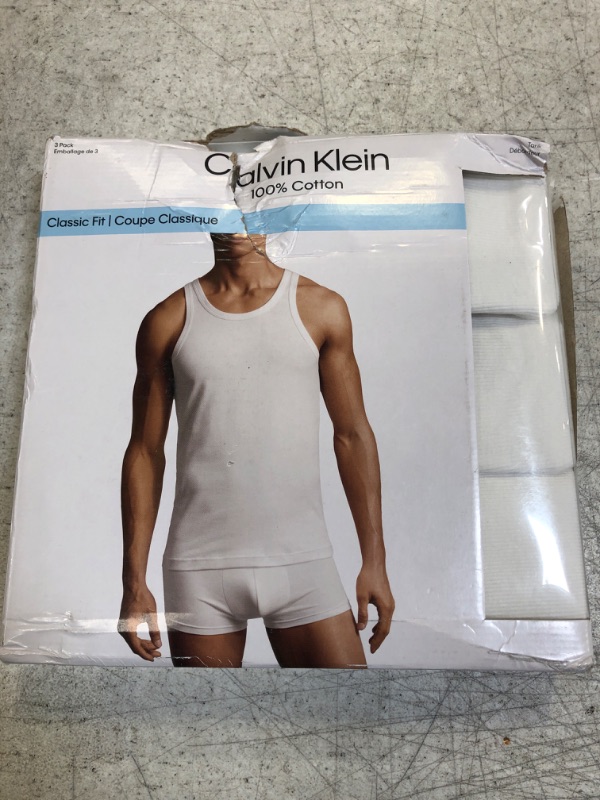 Photo 2 of 3-Pack Calvin Klein Men's Cotton Classics Tanks
