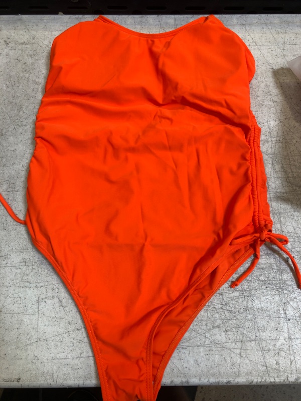 Photo 2 of Inorin Women's [LARGE] Tummy Control One Piece Swimsuits Ruched Drawstring Sexy Beach Bathing Suits Swimwear
